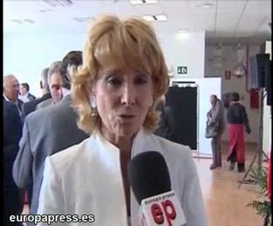Esperanza Aguirre condena el atentado