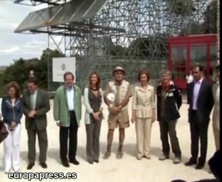 Reina visita los yacimientos de Atapuerca