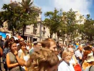 Acción Políticos. Acampada Valencia. 22/05