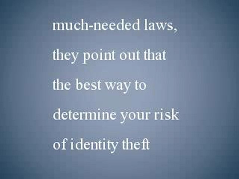 Identity Theft – What Is Your Risk of Identity Theft