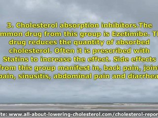 Cholesterol Medications and Its Side Effects