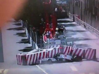 Montecarlo, incidente di Sergio Perez: qualfiche sospese