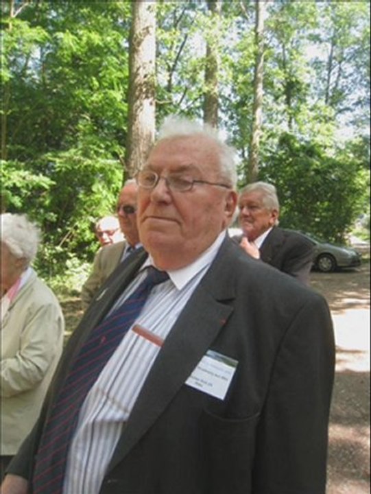 Maxime Balay  du BM 4 évoque le général Morel dans l'Illwald (Alsace) 25 mai 2011