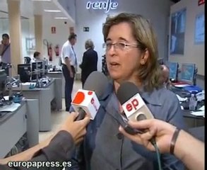 Las lluvias provocan el cierre del AVE