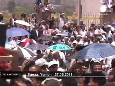 Anti Yemeni president Ali Abdullah Saleh... - no comment