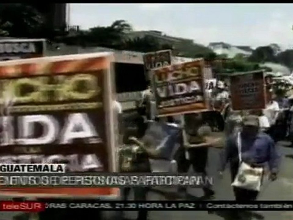 Marcha en Guatemala contra la violencia