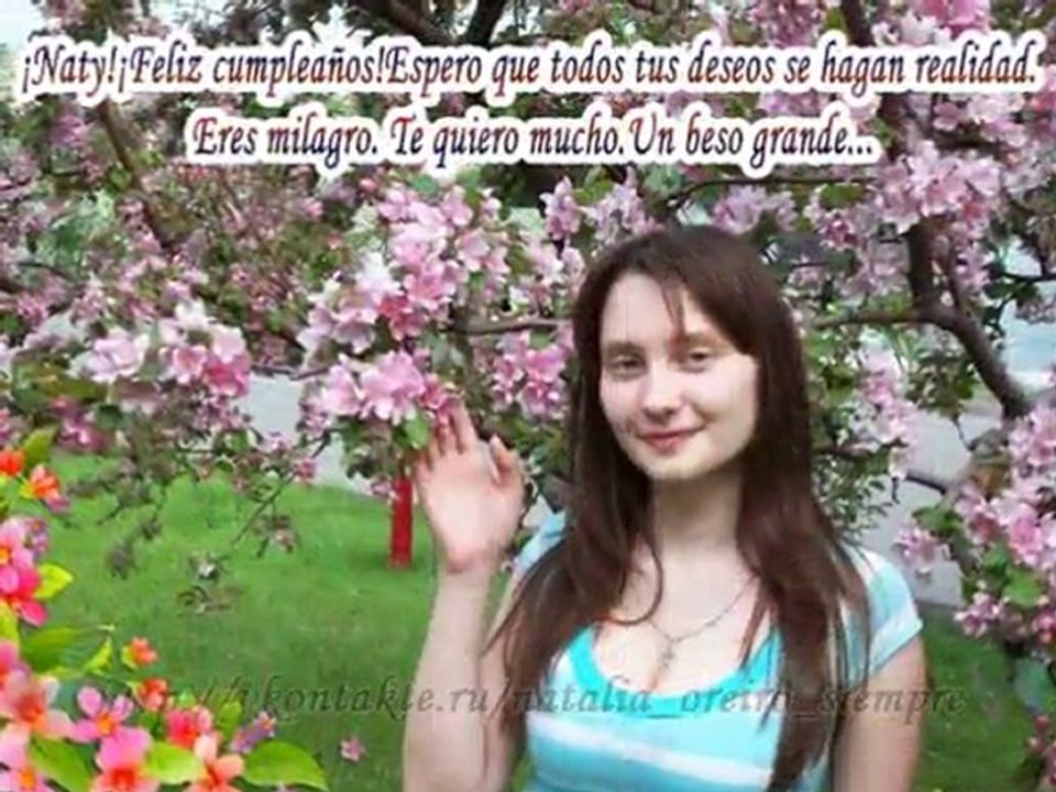 Feliz cumple de rusia naty!!!