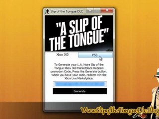L.A. Noire Slip of the Tongue DLC Free Giveaway
