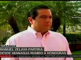 Ex presidente Torrijos en Honduras espera retorno de Zelaya