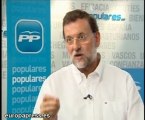 Rajoy culpa a Zapatero de no salir de crisis