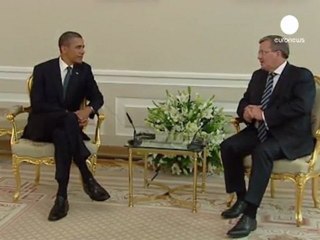 Obama praises Poland as an example for the region