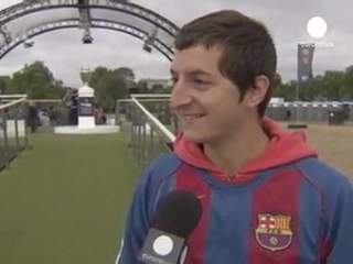 London hosts European football clash