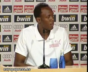 Usain Bolt agradeció a Ronaldo el trato recibido