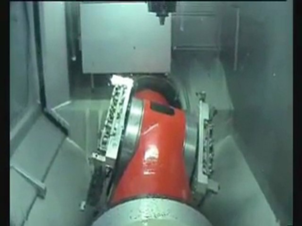 System of washing piece after milling - Lavaggio pezzo dopo fresatura - MachineTools.TV