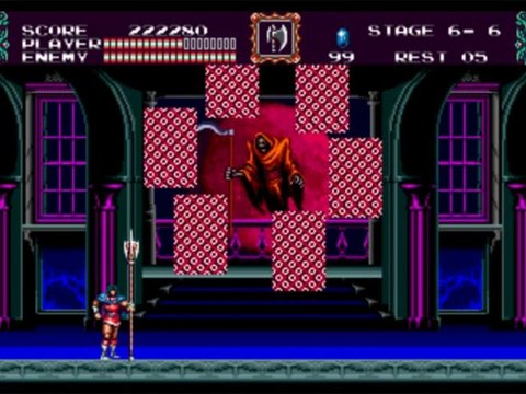 Les Boss Castlevania The New Génération (Bloodlines) MegaDrive