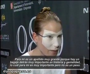 Dree Hemingway desfila en Barcelona