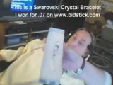 Quibids Alternative- Swarvoski Crystal Bracelet Winner