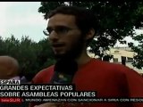Movimiento 15-M inicia asambleas populares