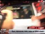 Rani Mukerji, Abhishek & Aishwarya Rai Bachchan, John Abraham at Shahrukh Khan's Party