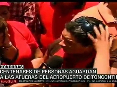 Una fiesta popular espera a Manuel Zelaya en Tegucigalpa