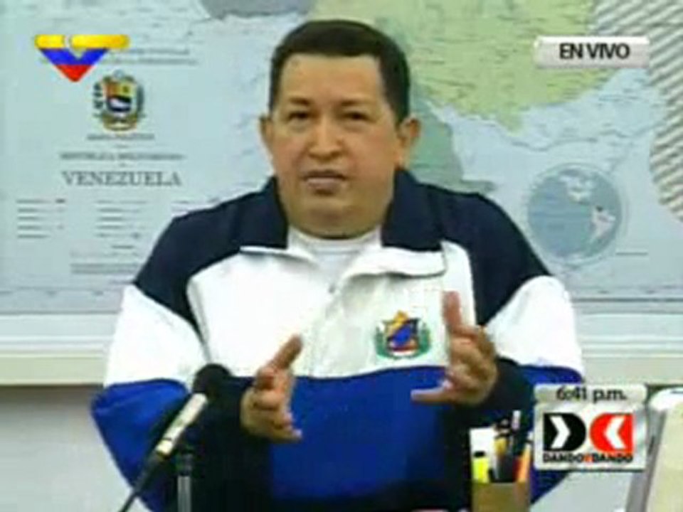 Comandante Chávez destaca respuesta del pueblo a la sanción de EEUU contra PDVSA