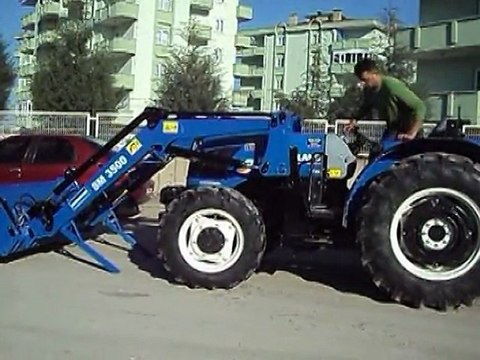 traktör kepçe newholland portatif ön yükleyici kepçe