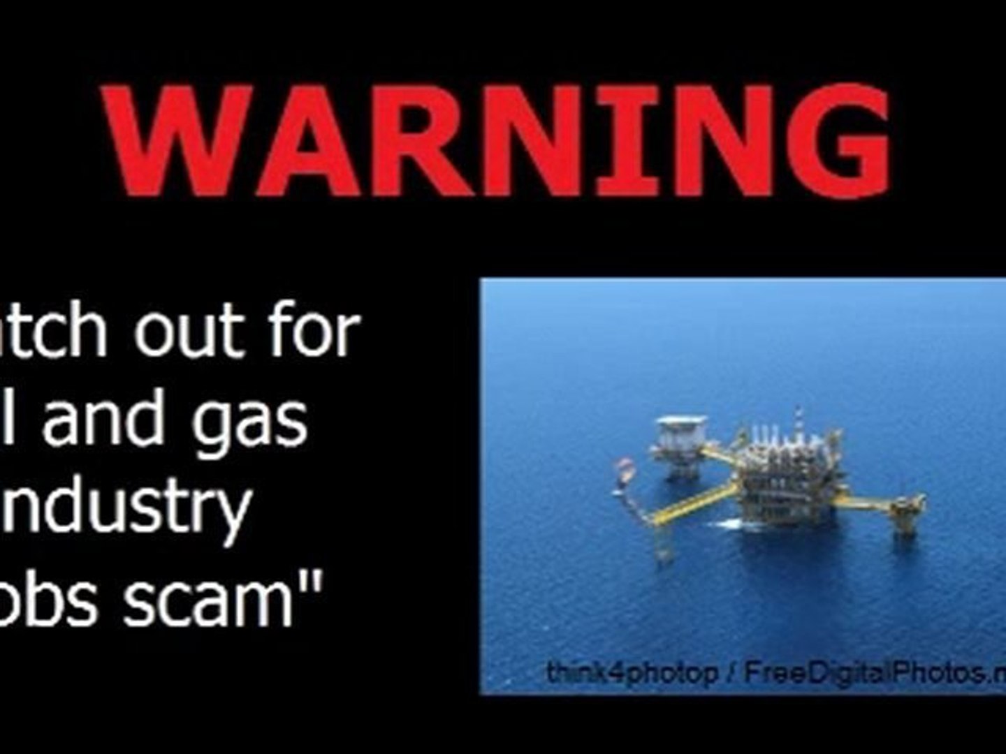 Scammers oil rig Oil Rig