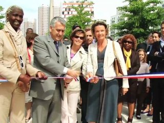 Inauguration de la 2e partie du parc de Billancourt