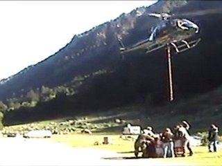 Héliportage 2011 vue du bas