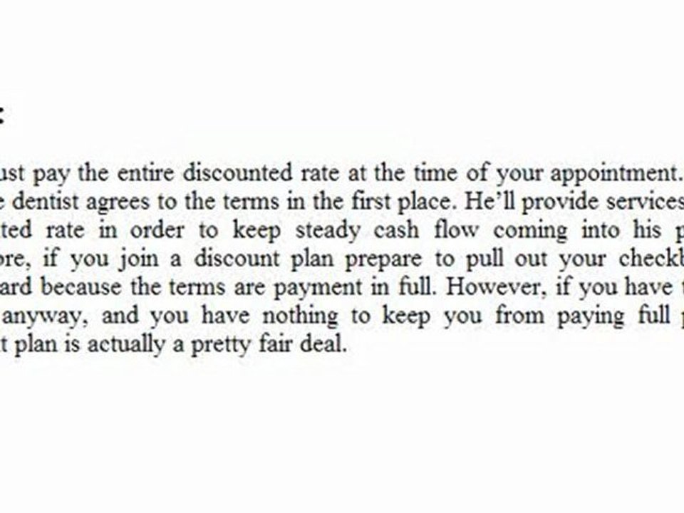 Discount Dental Plans vs Dental Insurance
