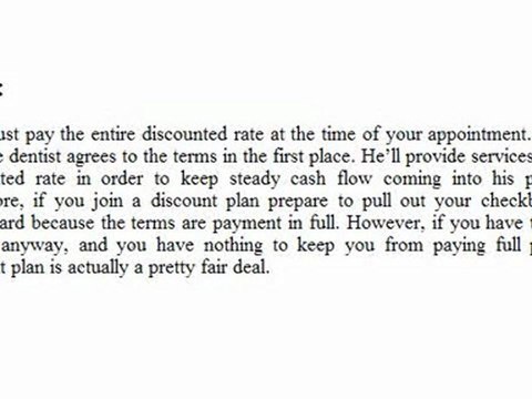Discount Dental Plans vs Dental Insurance