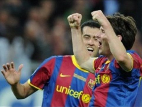 Barcelona 3-1 Manchester United: Rooney, Messi, Villa superb-strike