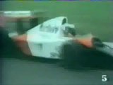 F1 1991 GP du Mexique Berger crash