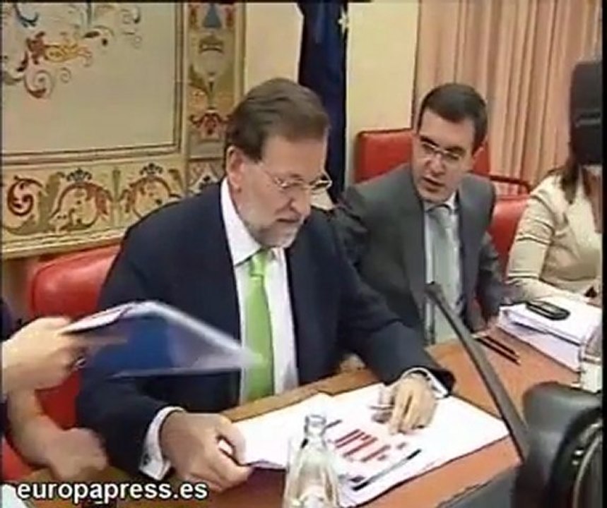 Mariano Rajoy critica la moción de censura