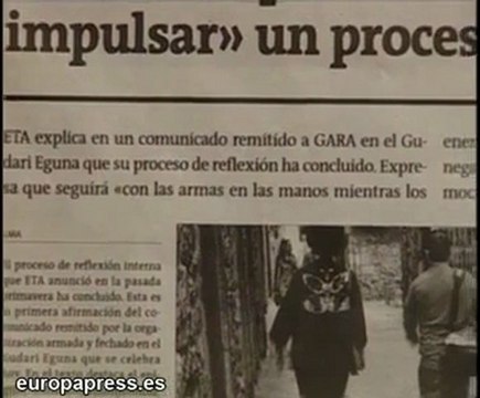 ETA comunica que sigue con las armas