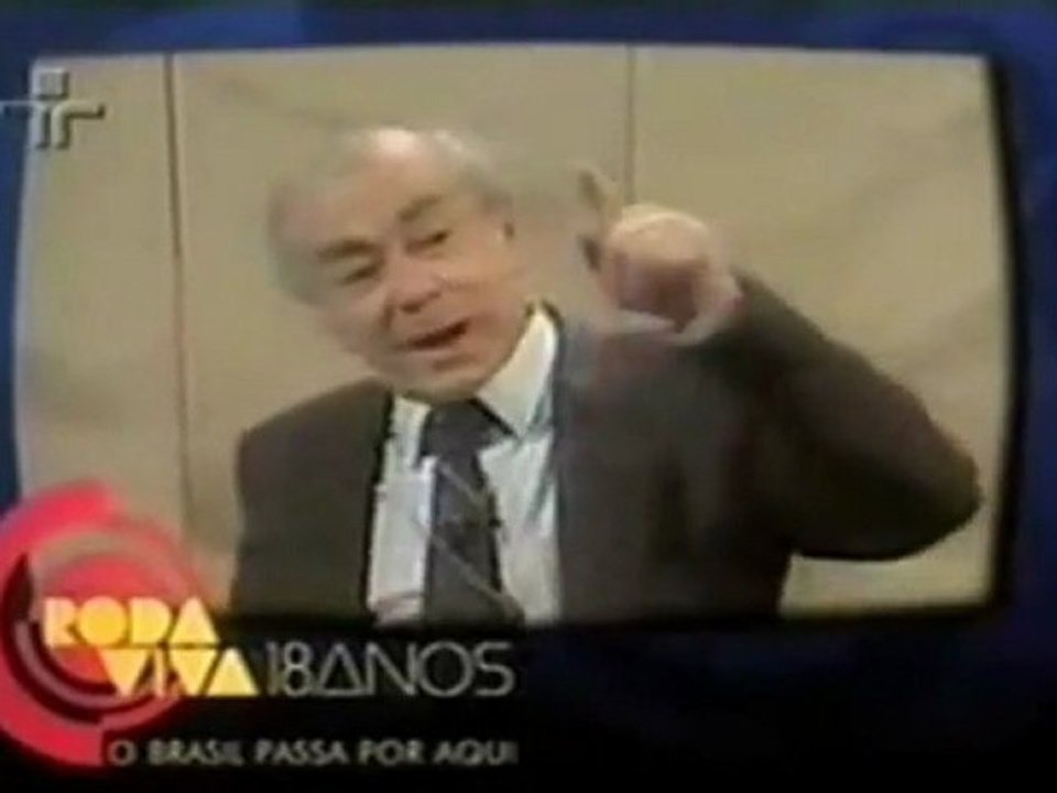 Leonel Brizola no programa Roda Viva
