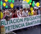 Manifestación en Madrid por la salud mental