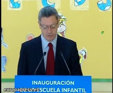 Gallardón inaugura una escuela infantil