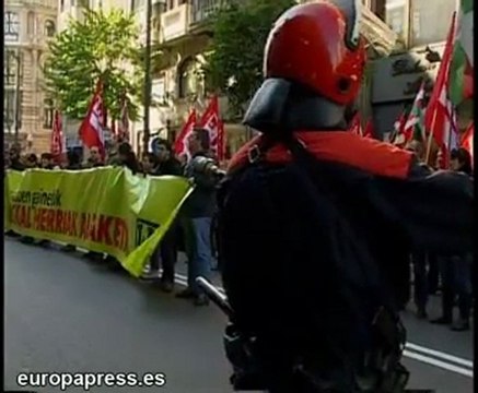 Manifestación en contra de las detenciones