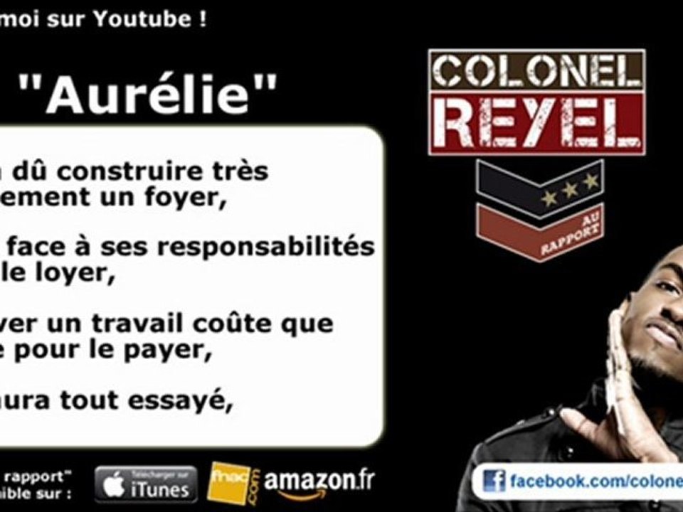 Colonel Reyel - Aurelie - Paroles (officiel)