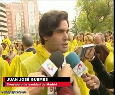 Cadena humana para apoyar a enfermos de daño cerebral