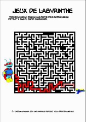 jeux de Labyrinthe super héros caboucadin