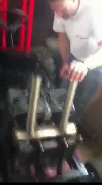 Première mise en route du moteur