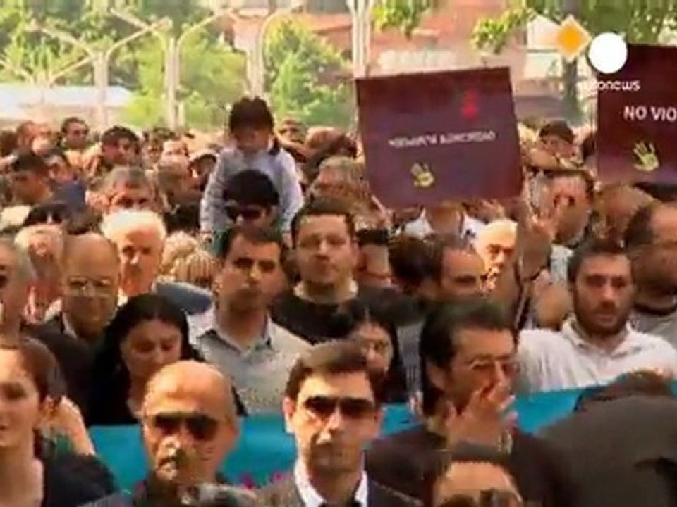 Georgian opposition stage Tbilisi protest