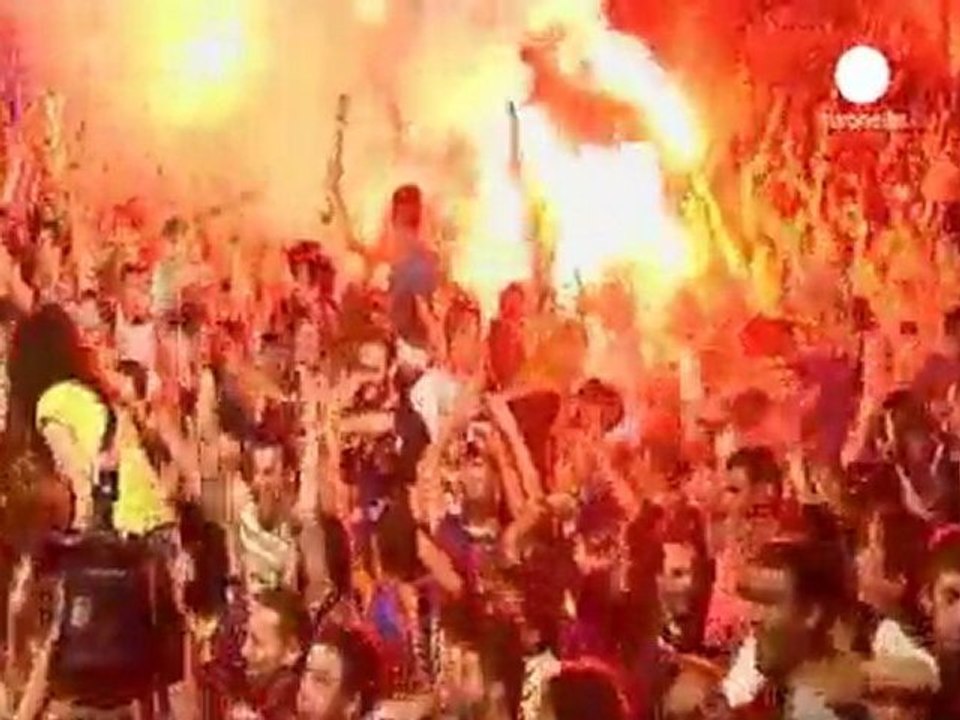 Barcelona hails Champions League win
