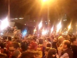 Barcelona Champion's 2011 Finale - Plaza Catalunya Fiesta