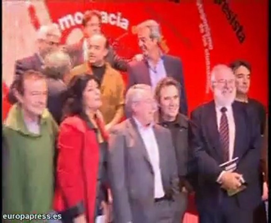 Actores y cantantes, contra la crisis