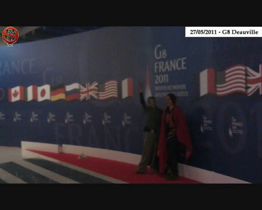 no-G8 Uncut marche sur Deauville le dernier jour du G8