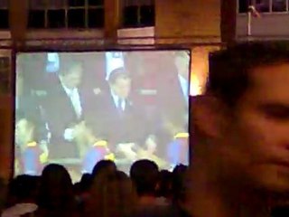 Entrega de la copa: FC Barcelona 3 - Manchester 1