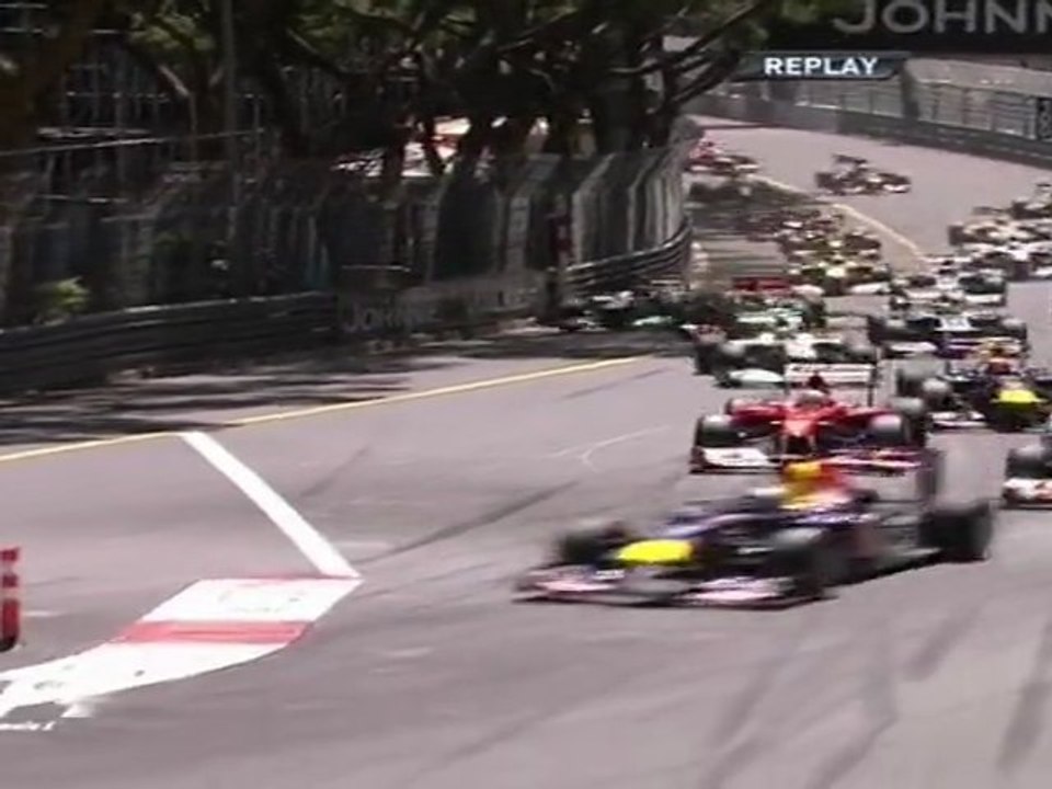F1 2011Monaco Grand Prix Départ Start Ralentis